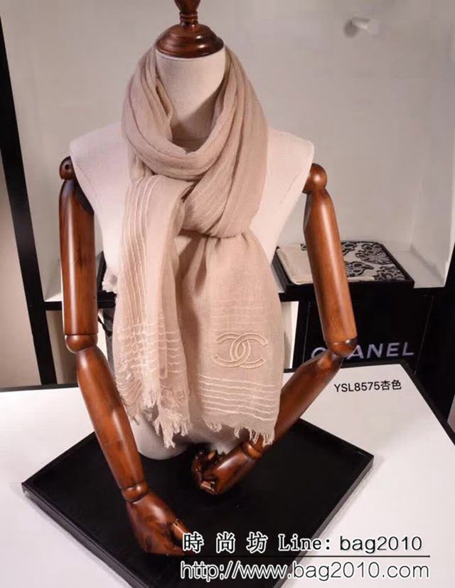 CHANEL香奈兒官網同步 2018最新小香羊絨圍巾 YSM8575 LLWJ6390